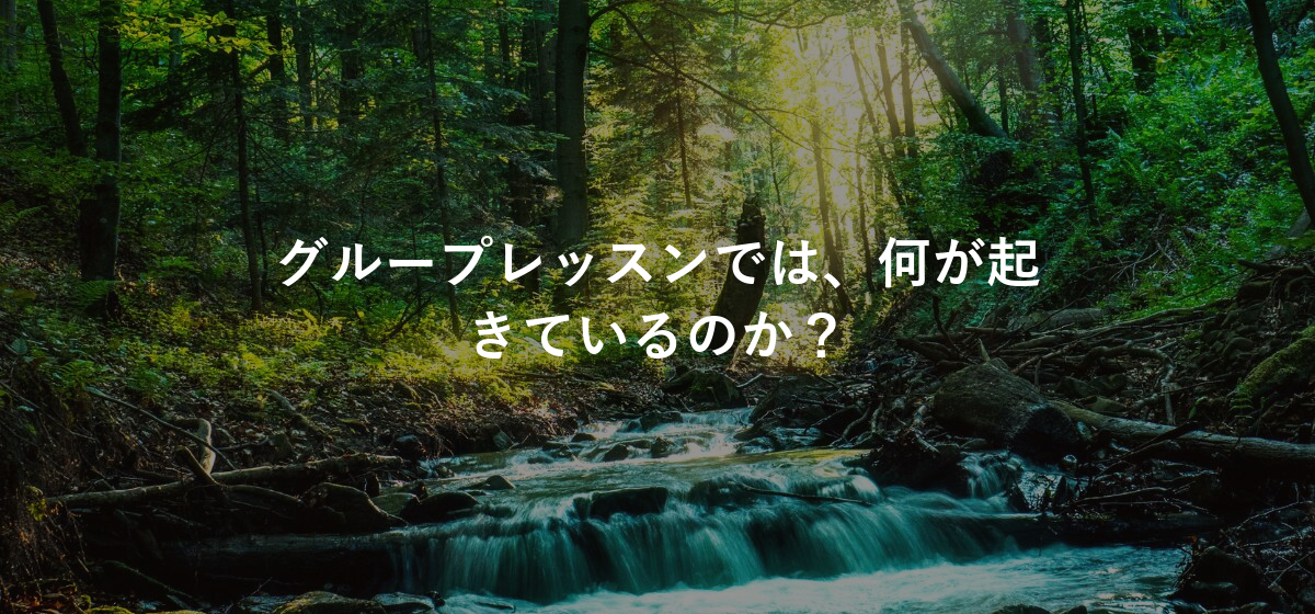グループレッスンでは、何が起きているのか?